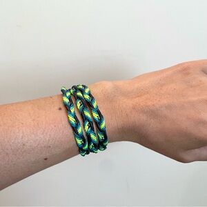 Bronwen Adjustable Braided Wrap Bracelet